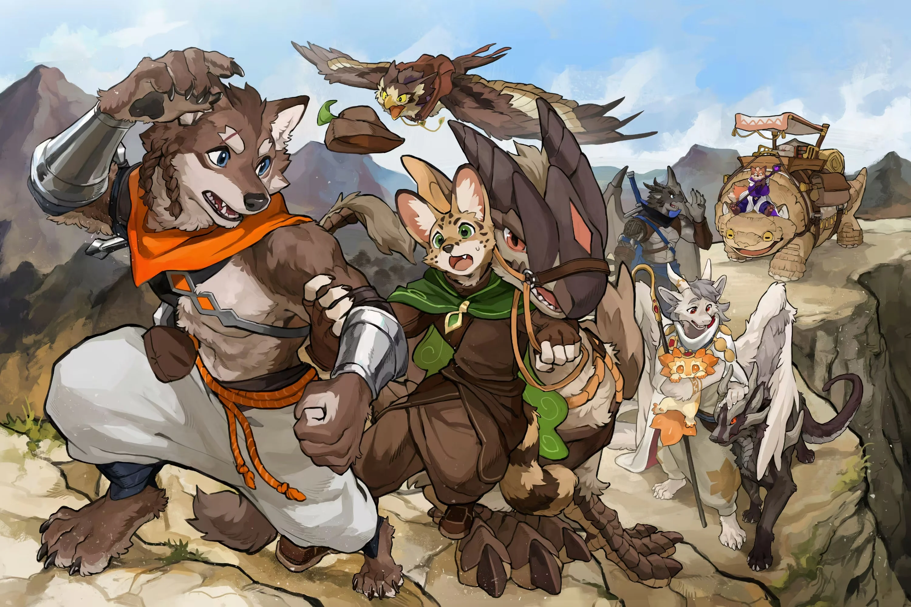 沙地生灵诗篇 展会封面-Furry百科