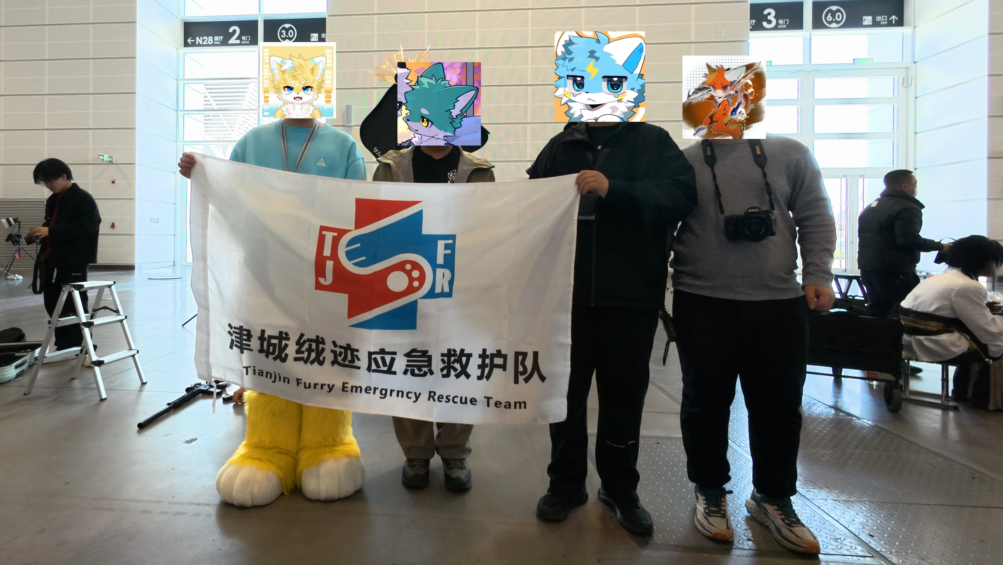 2026.4.4 4.5天津第五届IPTV·次元文化节队员合照