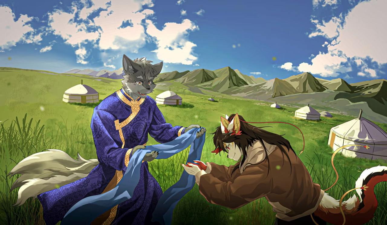 万兽吟风·敕勒秋歌 展会封面-Furry百科