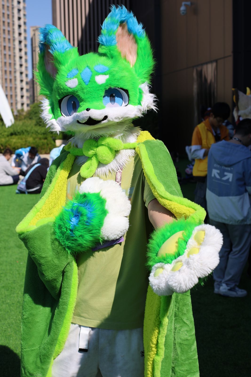要和狐来晒太阳嘛 #Furry #可爱-Furry百科
